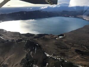 Öskjuvatn from the air Öskjuvatn from the air