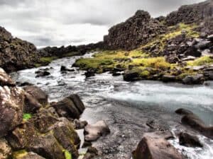 Öxará river in Þingvellir