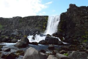 Öxaráfoss Waterfall