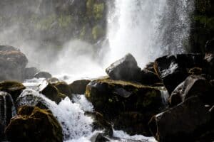 Öxaráfoss closeup