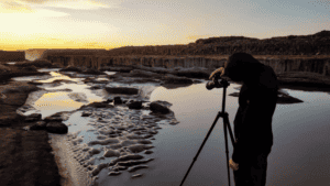 Photographing Dettifoss