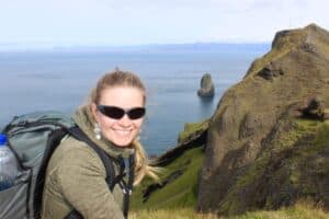 Reaching the top of Blátindur Reaching the top of Blátindur