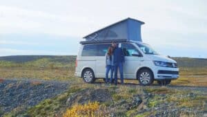 Renting a 4WD camper in Iceland