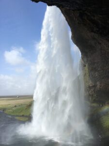 Right side of Seljalandsfoss Right side of Seljalandsfoss