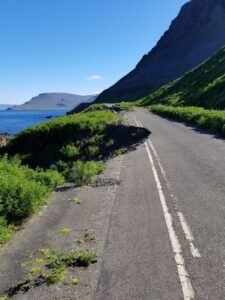 Road to Bolungarvik Road to Bolungarvik