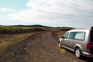 Roads in the countryside in Iceland Roads in the countryside in Iceland