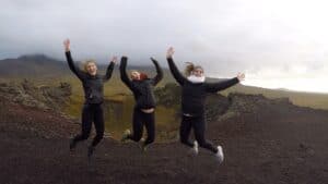Saxhóll crater in late October Saxhóll crater in late October