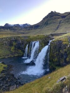 September by Kirkjufellsfoss