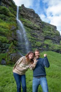 She said yes in Iceland