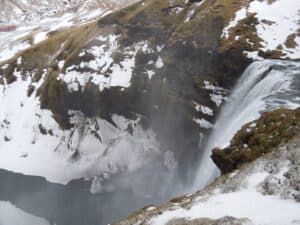 Skógafoss in February