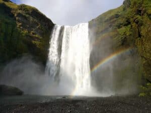 Skógafoss rainbow