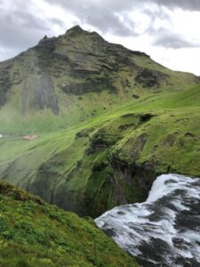 Skógafoss topside