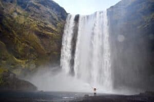 Skógafoss waterfall