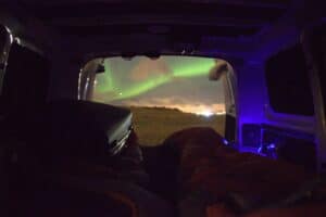 Sleeping under the Northern lights Sleeping under the Northern lights