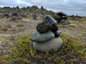 Small Tourist Cairn Iceland
