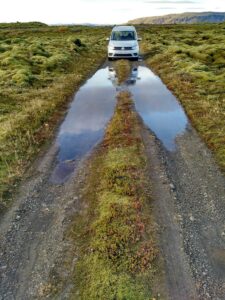 Small roads in Iceland