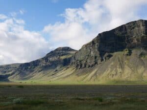 South Iceland mountain range