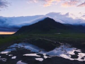 South Iceland sunset South Iceland sunset