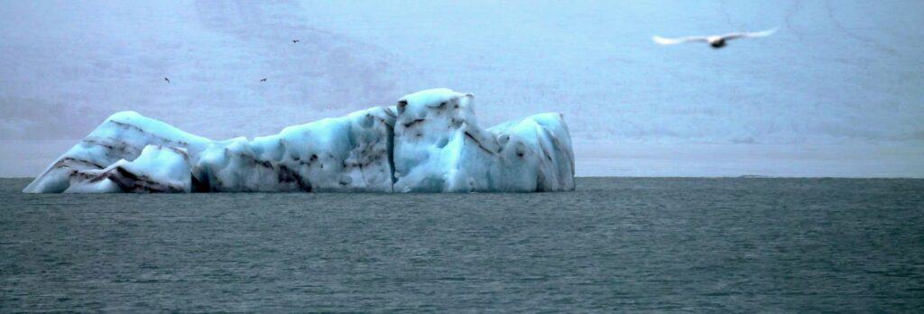 Giant iceberg in Jökulsárlón in Iceland