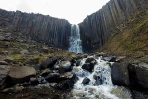 Stuðlagil Canyon waterfall
