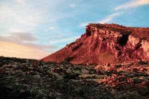 Summer sunset in Iceland