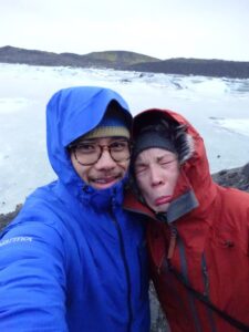 Svinafellsjökull selfie