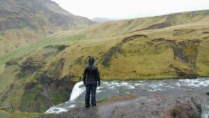 The Hike above Skógafoss