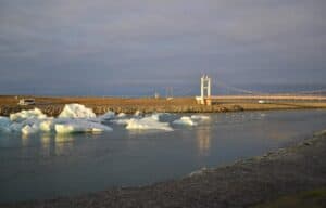 The Jökulsárlón Bridge