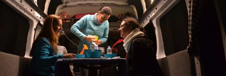 Cosy Campervanning on the Ring road in Iceland