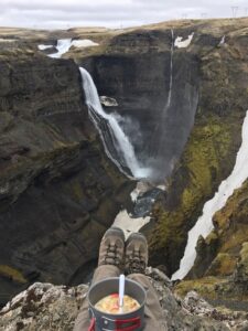 The Waterfall Háifoss