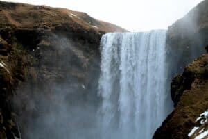 The Waterfall Skógafoss The Waterfall Skógafoss