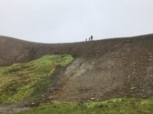 The hike to Viti Crater