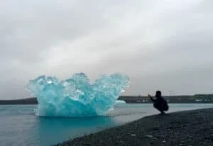 The ice lake Jökulsárlón The ice lake Jökulsárlón