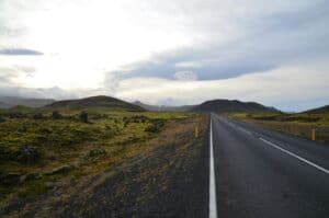 The open road of the Westfjords