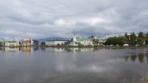The pond in Reykjavik - Iceland