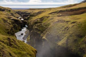 The south Iceland canyon Fjaðrárgljúfur