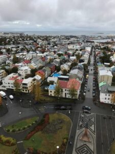 The view from Hallgrímskirkja tower