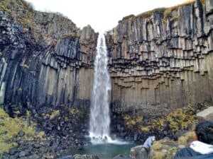 The waterfall Svartifoss