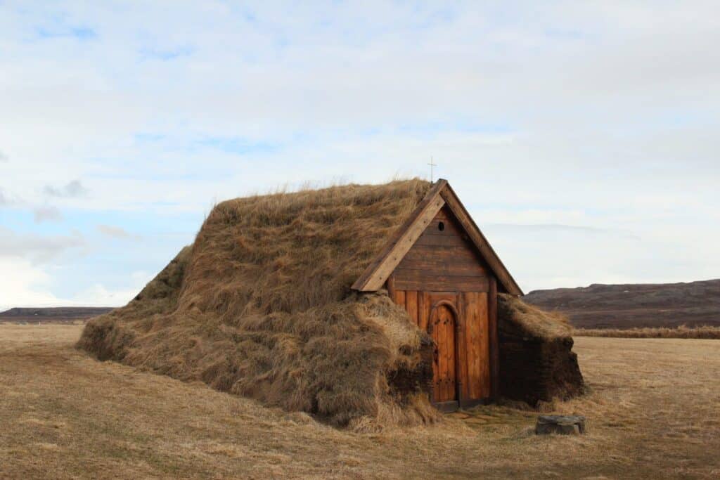 turf house in Snæfellsnes