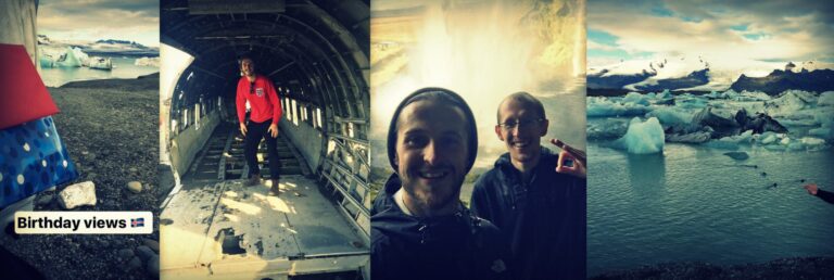 boys in a camper van in south Iceland camperstory