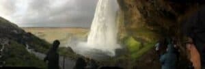 Under Seljalandsfoss Under Seljalandsfoss