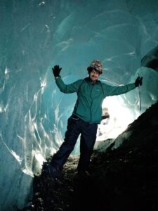 Under a glacier hiking