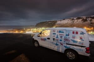 Vik by night Vik by night