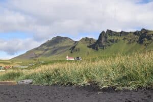 Vik in sunshine Vik in sunshine