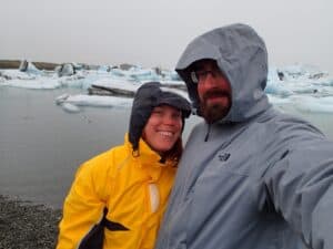 Visiting the Glacial lake Jökulsárlón