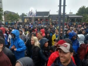 Watching World cup in Reykjavik