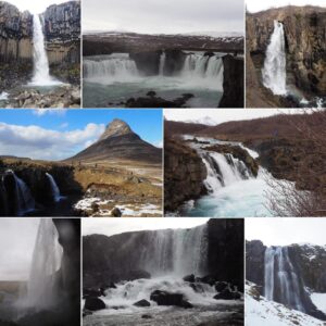 Waterfalls in Iceland