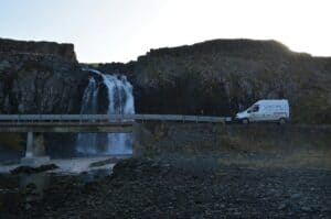 Westfjord waterfall