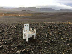 White chair East Iceland White chair East Iceland