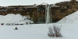 Winter at Seljalandsfoss